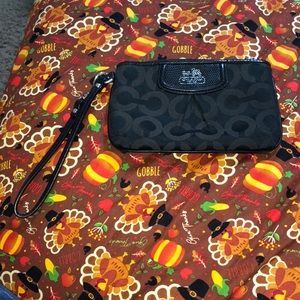 Coach wristlet purse